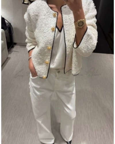 cc boucle Cardigan