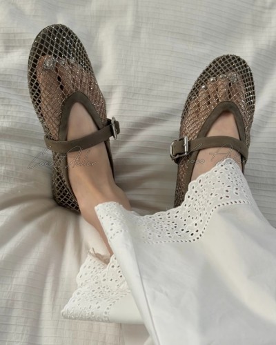 Alaia mesh Sandals