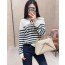 CD striped knitwear