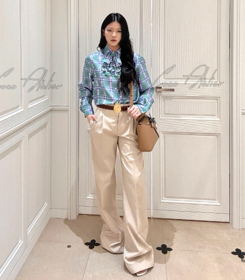 CD Cotton belt pants