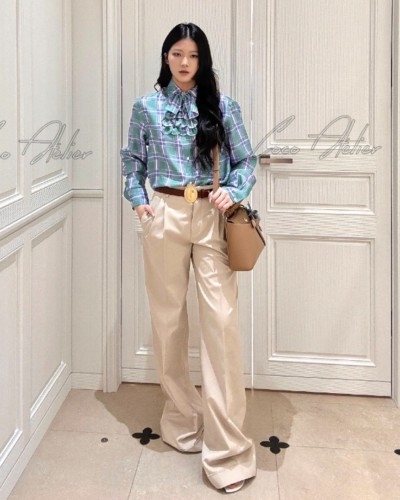 CD Cotton belt pants