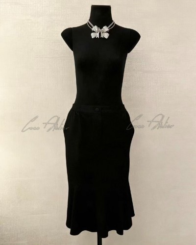 silk cc skirt(+2color)