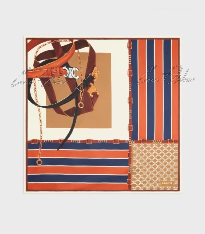 Triope Silk Scarf(+2color)