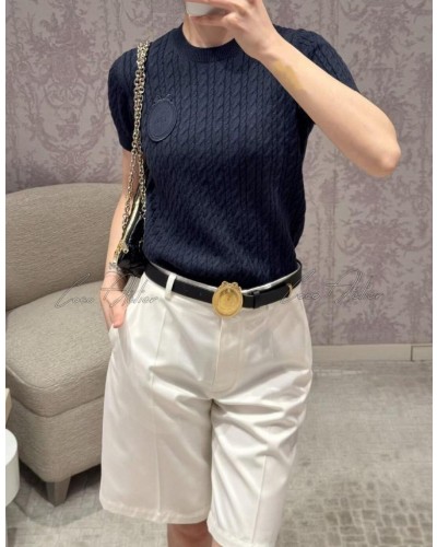 Logo Short Sleeve Knitwear