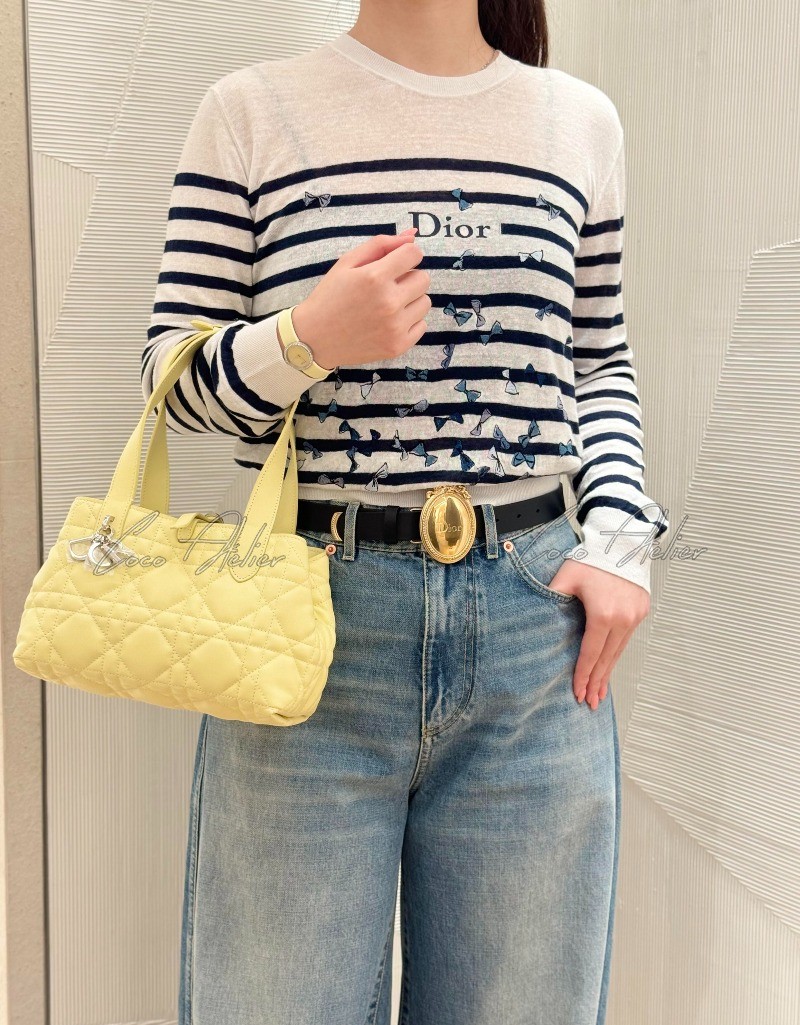striped embroidered knitwear