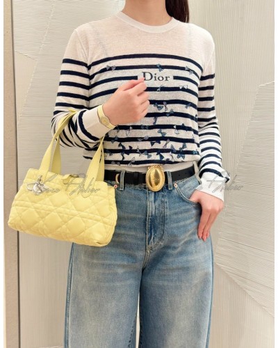 striped embroidered knitwear