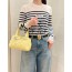 striped embroidered knitwear