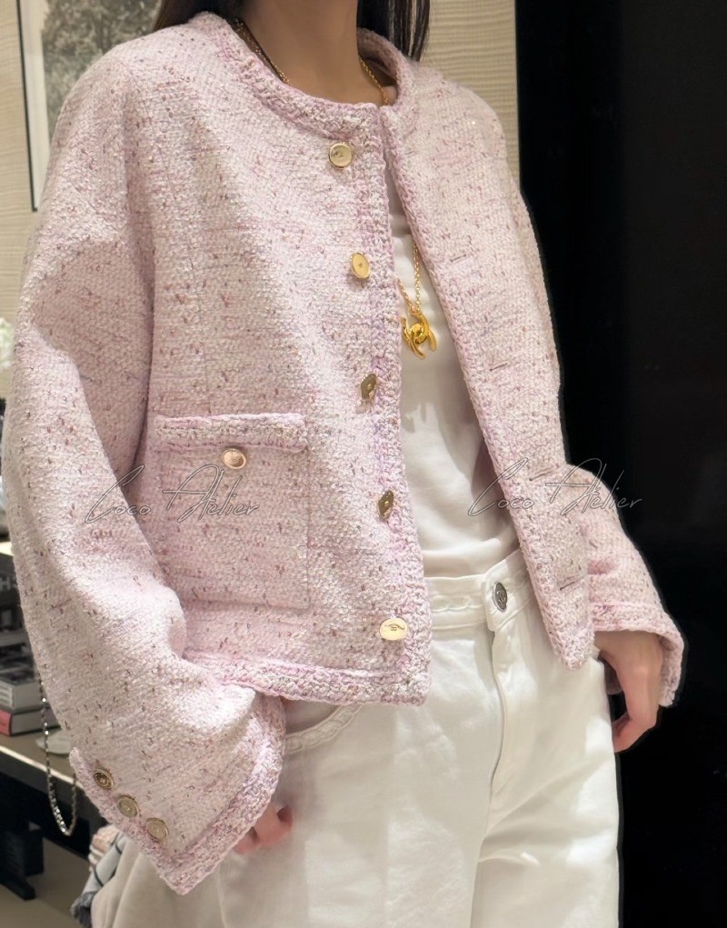 Pink Tweed Jacket