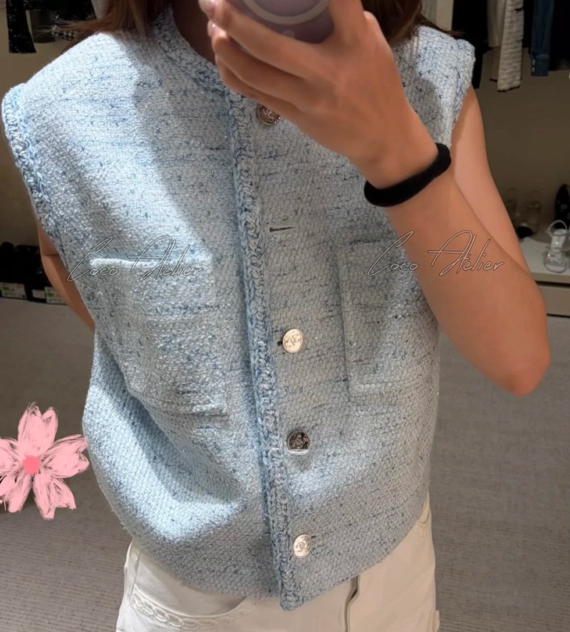 Tweed Vest Jacket