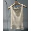 Ribbed logo sleeveless