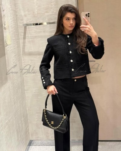 26 Black Tweed Jacket