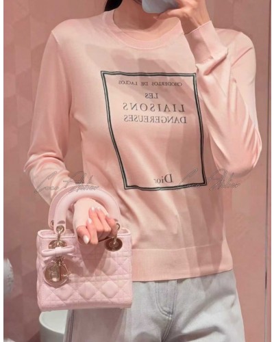 26ss Pink knitwear