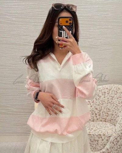 Stripe pk knitwear