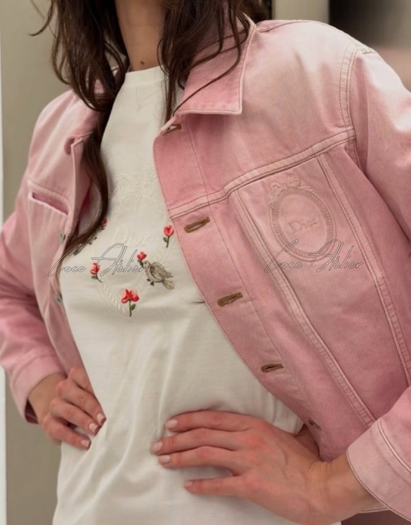 Pink Denim Jacket