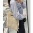 knit shopper bag