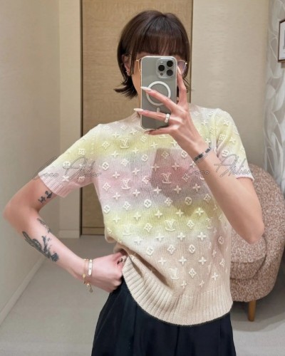 monogrammed knitwear