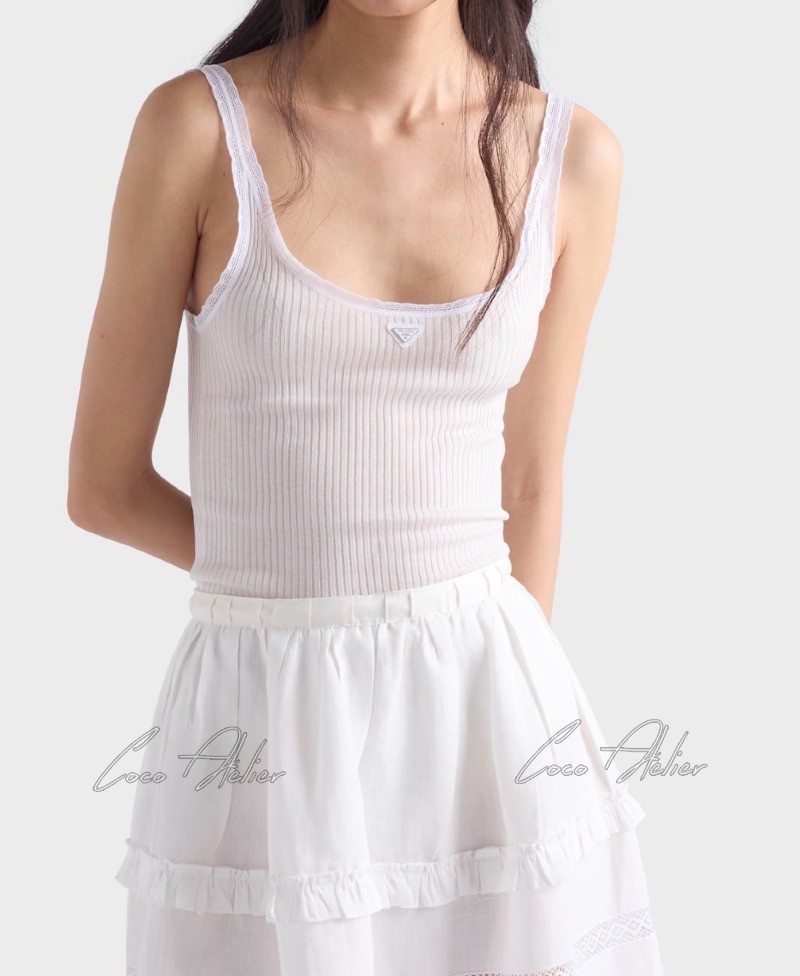 PR See-through sleeveless shirt