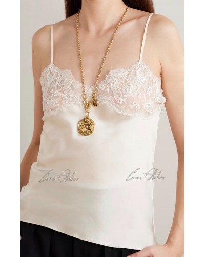 Chol Silk sleeveless shirt