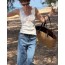 Chol lace sleeveless shirt