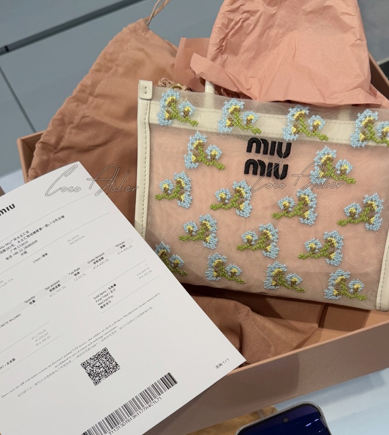 Miu Mini Tote Bag