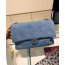 Denim Maxi Flapbag