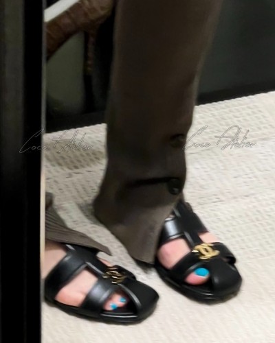 CC Leather Sandals