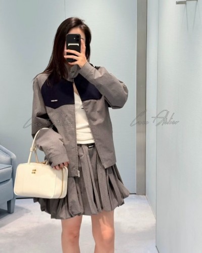 Miu Check Jacket
