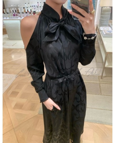 CD off-shoulder dress