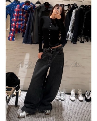 CC Wide Denim Pants