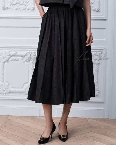 CD Pleated skirt