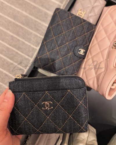 CC Denim wallet