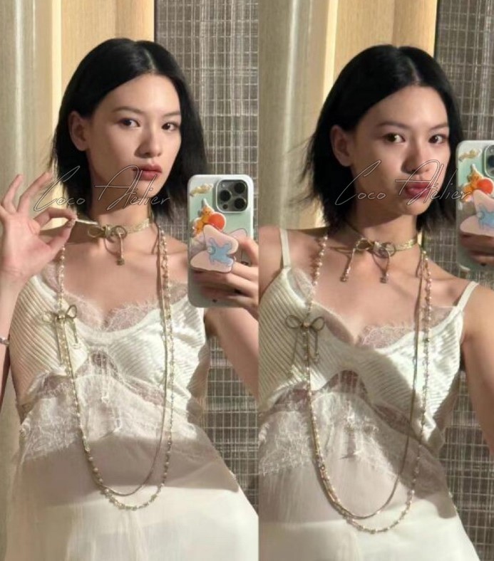 CC Ribbon Necklace