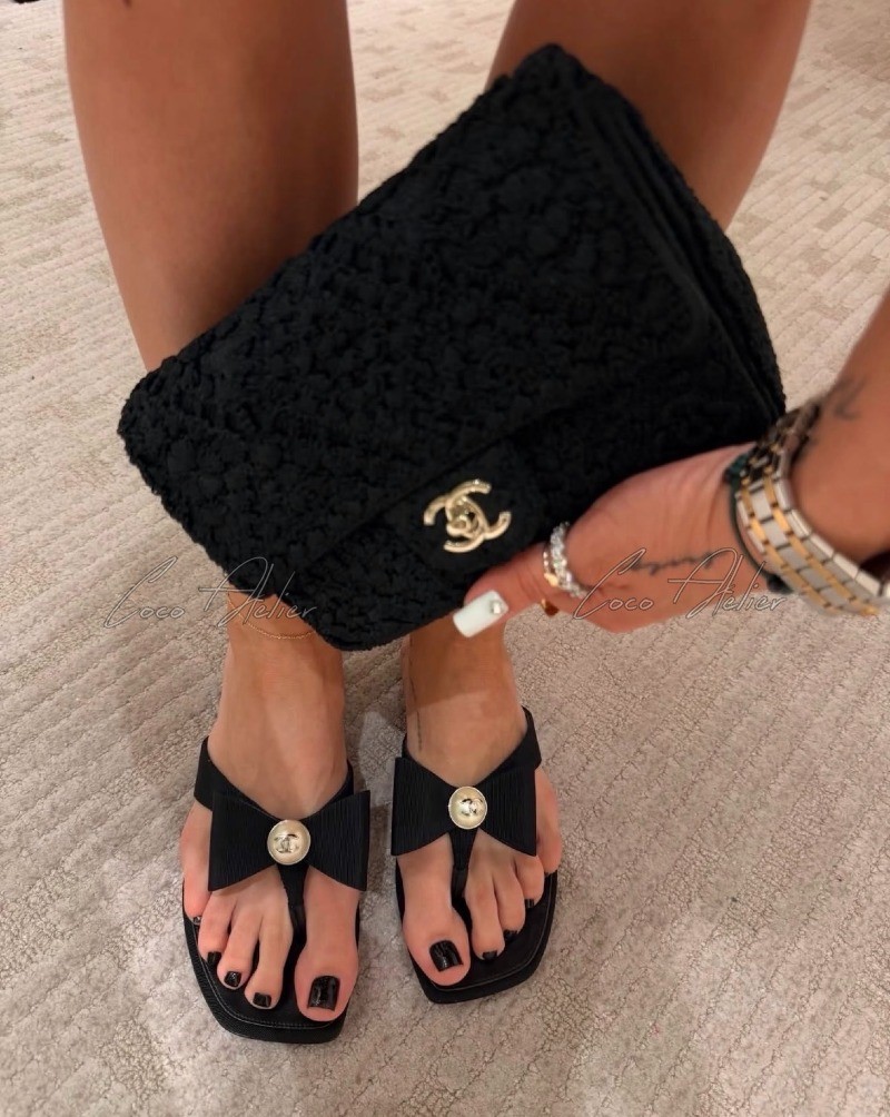 CC flip-flop sandals(+2type)