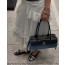 Denim shoulder bag