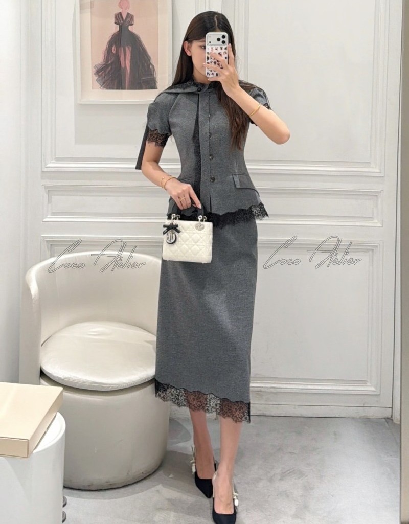 CD Lace skirt
