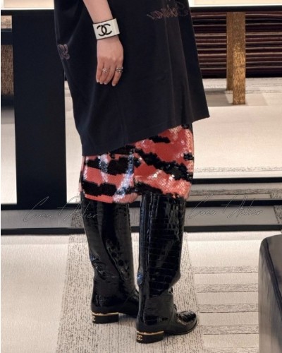 Crocodile long boots(+2color)