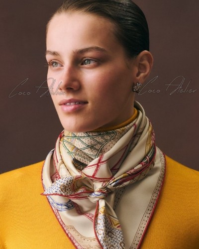 HE Silk Scarf(+4color)