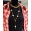 CC long pearl necklace