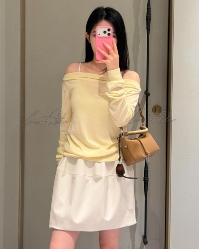 Loe Off-shoulder Knit(+2color)
