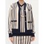 CC vertical stripes Cardigan