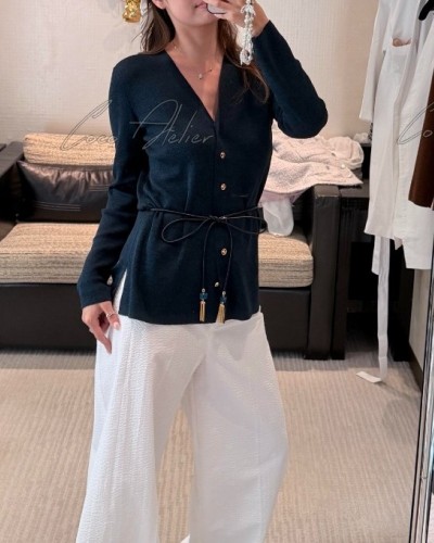 CC Belt Cardigan
