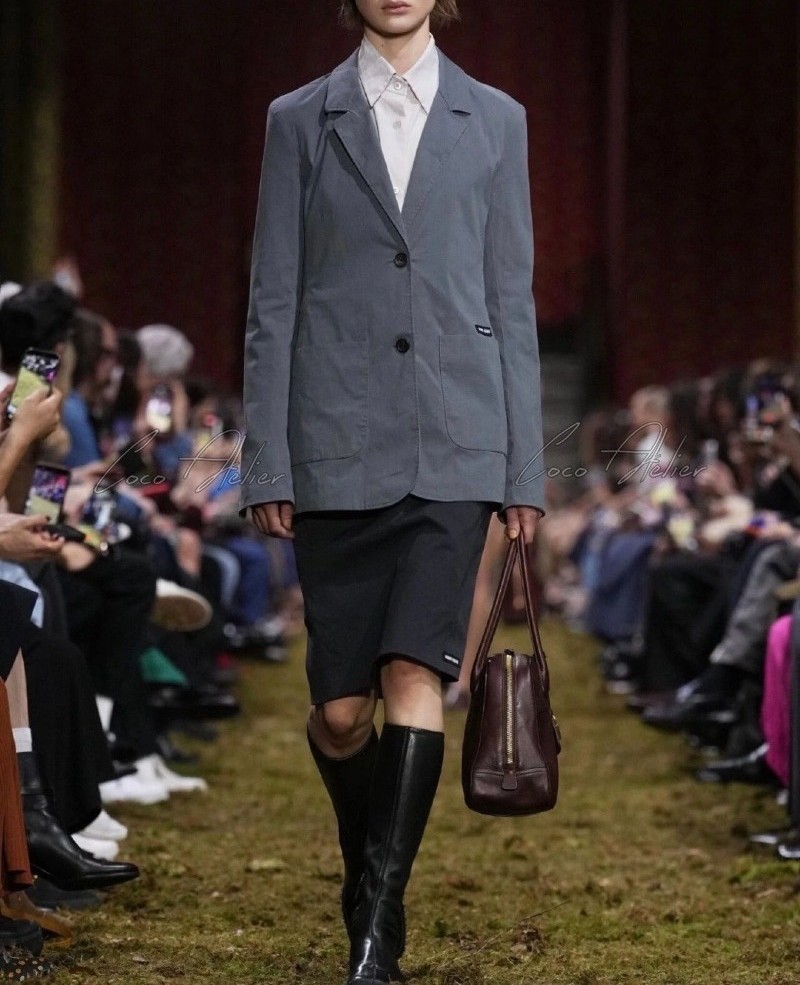 Miu Gray blazer jacket