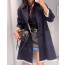 Miu Navy Coat