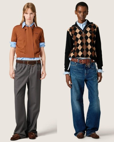 Miu zip up knit