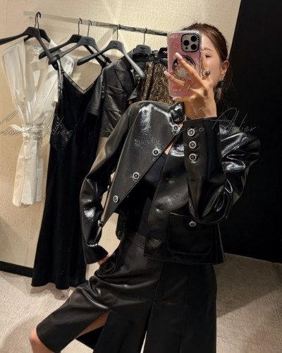 CC Jennie leather Jacket