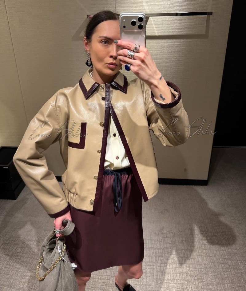 CC leather Jacket