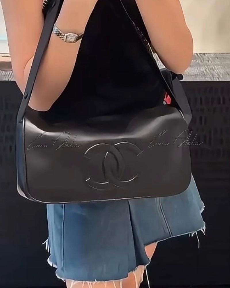 CC messenger crossbody bag