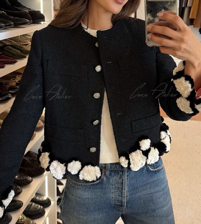 26Camellia Tweed Jacket