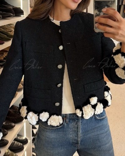 26Camellia Tweed Jacket