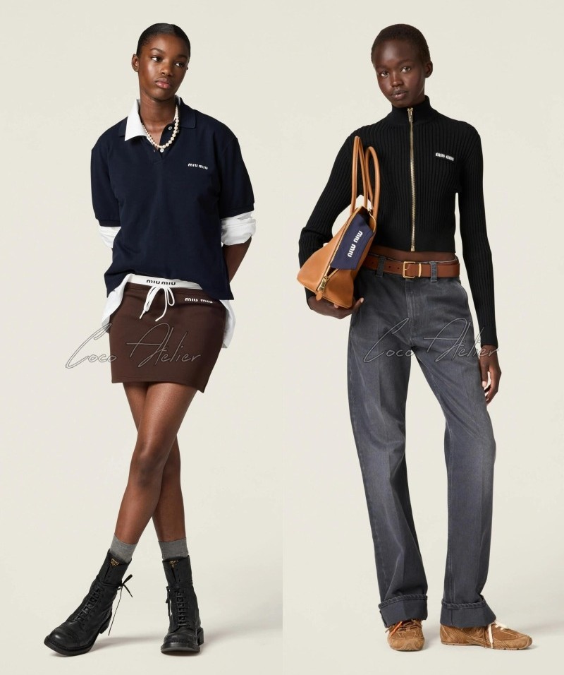 Miu Zip-up knit